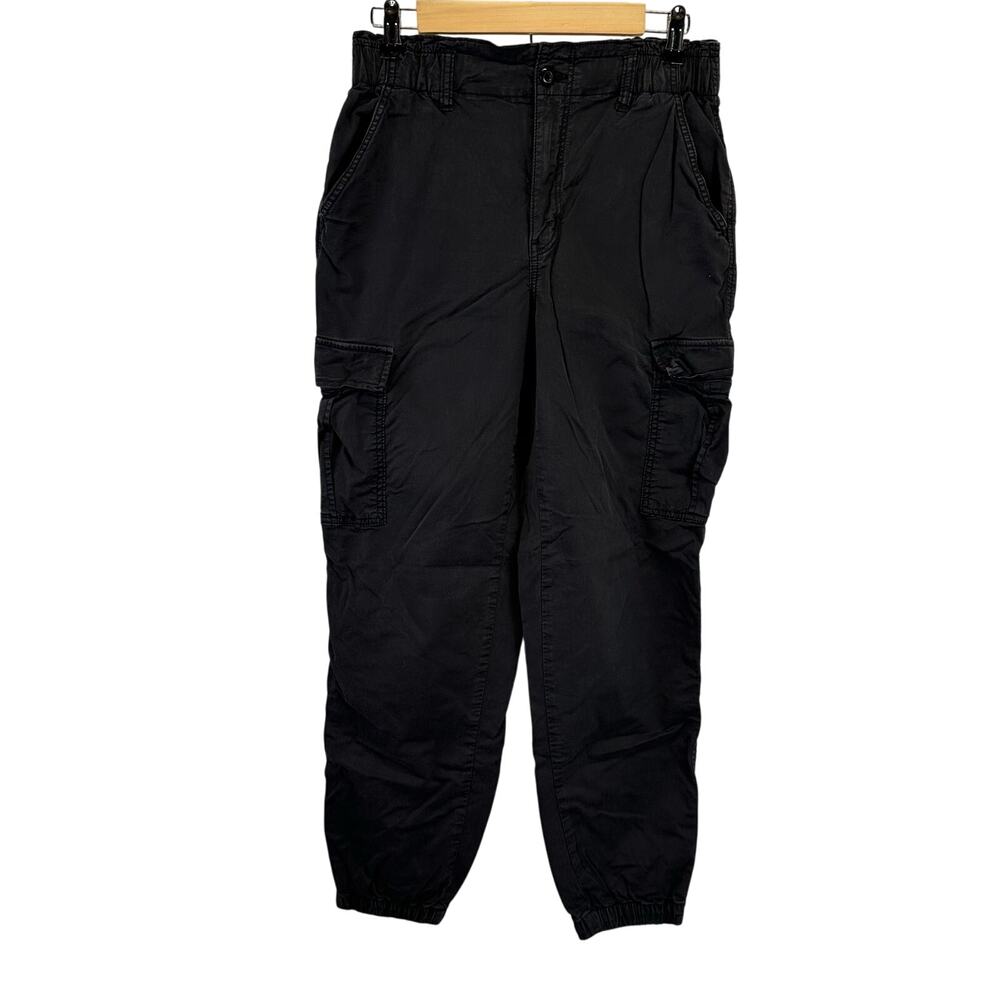 American Eagle Dark Gray Elastic Waist Stretchy Jogger Pants Womens Size 10L